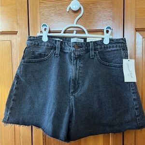 Universal Thread Highest Rise Curvy Shortie Jean Shorts. Black NEW! Size 10